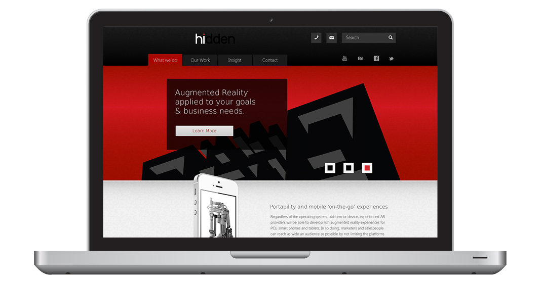 Hidden Creative Ltd Responsive Design concept